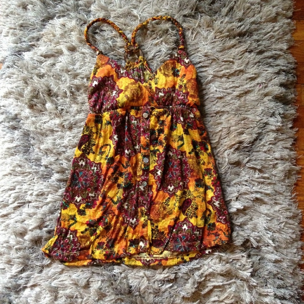 Boho Racerback top - Picture 2 of 4